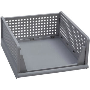 Storage Box Stackable Clothes Drawer Unit - Grey / 19cm by Kidkid