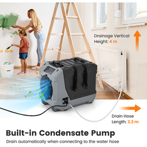 Crawl Space Dehumidifier with Pump by Costway