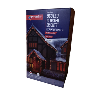 LED Cluster Multi Function Christmas Lights with Timer by Samuel Alexander