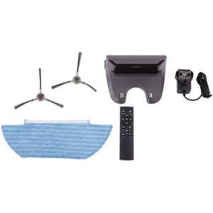 High-Suction Smart Robot Vacuum with Remote APP Voice Control - White+Pink by Livingandhome