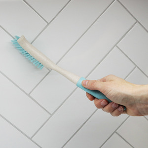 Pro Anti-Bacteria 2 in 1 Grout Tile Cleaning Brush - Blue by JVL