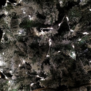 Set of Star Curtain Lights with Warm LEDs Microbrights String Lights - Warm White by Samuel Alexander