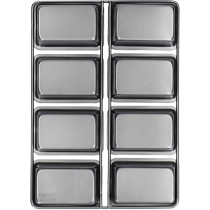 Loaf Tin Eight Hole - Grey by Chicago Metallic