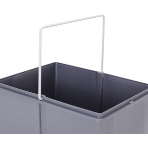 Bin Pull-Out Double Kitchen Waste Unit - Grey by Kidkid