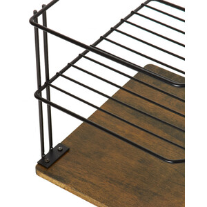 Malmo Corner Plate Stand - Black