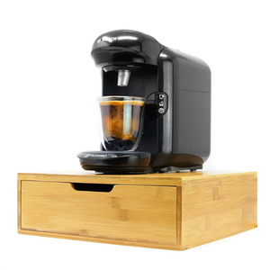 Tassimo Coffee 64 Pod Drawer and Stand - Bamboo by Maison & White