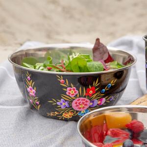 Pansy Picnic Bowl - 21.5cm - Carbon Pansy / 21.5cm by Billy Can