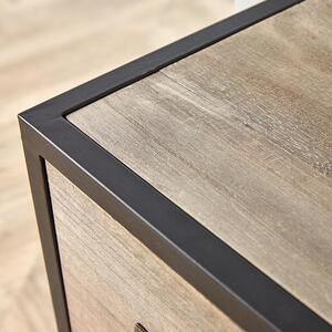 Home Source Derwent 3 Drawer Chest Storage Unit - Natural by Home Source