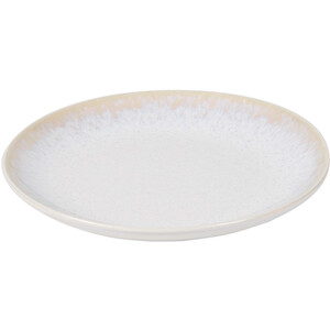 White Textured Plate - White / Side Plate