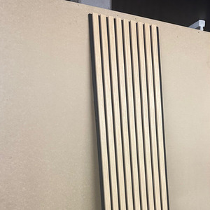 4x Wood Acoustic Slatted Wall Panels - Natural Oak by Aluxo