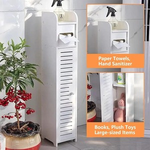 Small Bathroom Storage Cabinet - White by Wyld and Coco