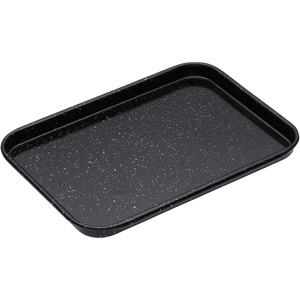 MasterClass Vitreous Enamel Baking Tray - Black / 24cm by MasterClass