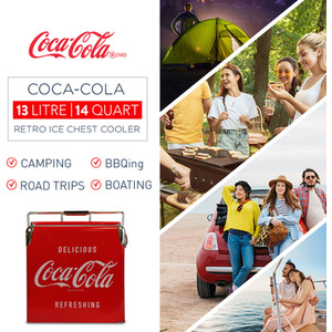 Coca-Cola Retro Ice Chest Cooler 13L - Red by Koolatron