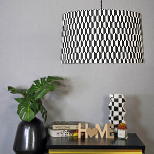 Kavi Geometric Shade - Black and White