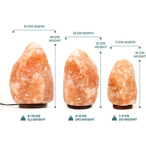 Myga Himalayan Natural Salt Lamp - Pink by Myga
