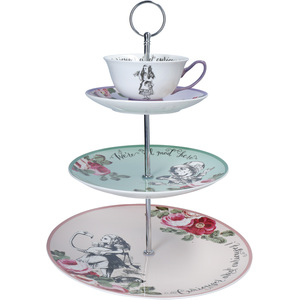 Mikasa Bone China 3-Tier Cake Stand - Mixed by Mikasa