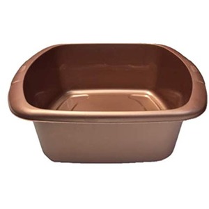 Rose Gold Copper Washing Up Bowl Large Rectangle Plastic - Rose Gold by Whitefurze