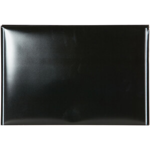 Grey Tartan Envelope Folder A4 - Black