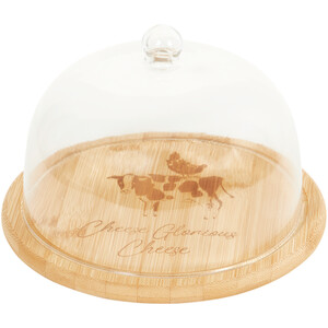 Daisy Farm Bamboo Cheese Board - Natural Wood