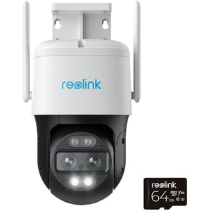 Reolink 4K TrackMix Auto PTZ Mains WiFi AI and 64GB MicroSD Card - White by Reolink