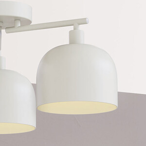 Ace 3 Light Ceiling Fitting - Cream