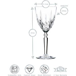 Orchestra Glassware 24pc Set - Clear by RCR Crystal