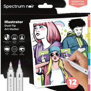 Spectrum Noir Illustrator 12 Pack by Spectrum Noir