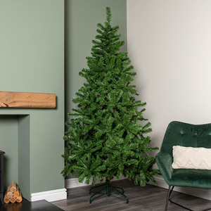 7ft Colorado Spruce Christmas Tree in Green with 763 tips - Green by Samuel Alexander