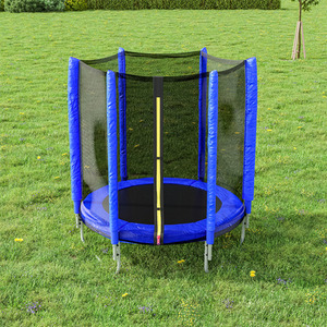 Children's Trampoline with Safety Net and Enclosure by Livingandhome