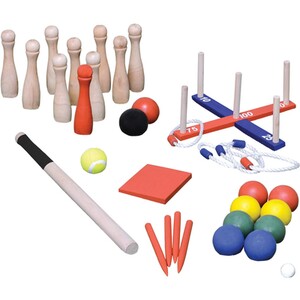 4-in-1 Wooden Games