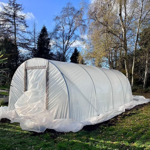 10ft Straight Sided Polytunnel Kit, Heavy Duty Professional Greenhouse by Direct Polytunnels