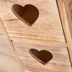 Home Source Hartsmere 4 Drawer Tallboy Chest Storage Unit - Natural - Natural by Home Source