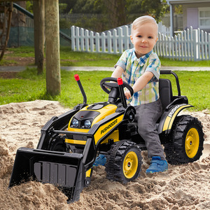 Kids Digger Ride On Excavator 6V - Yellow by HOMCOM