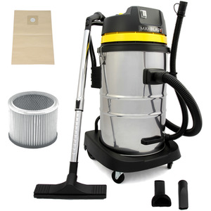 MAXBLAST 60L Industrial Vacuum Cleaner - Yellow by Maxblast