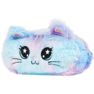 Dog or Cat Plush Pencil Case