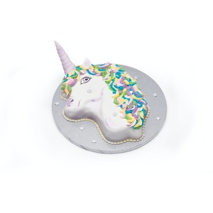 KitchenCraft Unicorn Shaped Cake Pan - Silver by KitchenCraft