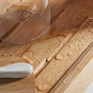 Wooden Draining Board Traditional Belfast Butler Sink - Brown by NOVECRAFTO