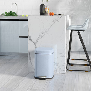 HOMCOM Kitchen Pedal Bin Fingerprint Proof by HOMCOM