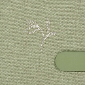 Eco A5 Cotton Notebook - Green