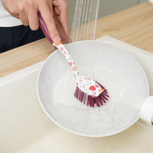 Autumn Pumpkin Dish Brush - Brown