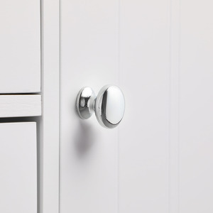 Holbrook Free Standing Bathroom Storage Cabinet with Shelving - white by VonHaus