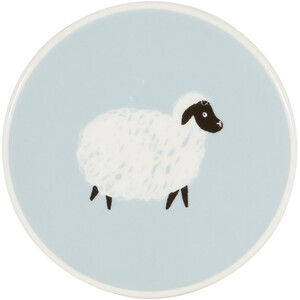 Highland Flock Ceramic Coaster - Taupe or Blue