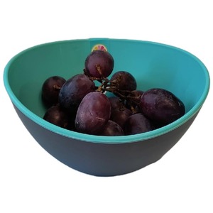 Plastic Snack Bowl 300ml Two Tone - Blue by Bello