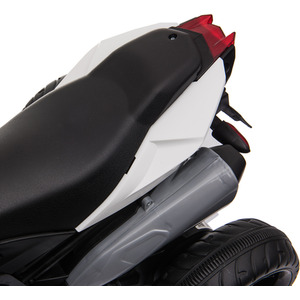 HOMCOM Kids Electric Motorcycle Ride On Toy 6V Battery Music Horn Lights - Black by HOMCOM