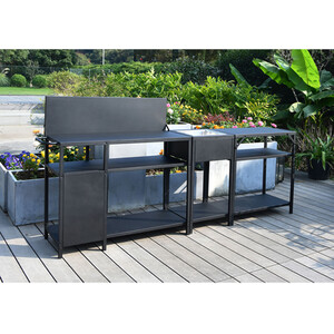 Columbus Outdoor Kitchen - Black by BBQ Chef