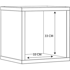 Mauro Singular Shelf Unit - Gloss White