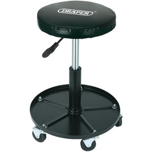 Draper Adjustable Work Seat - Black by Draper