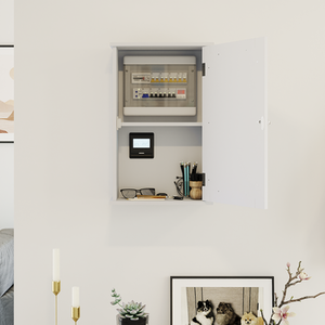 Priano Wall Cabinet - White by Vida Designs