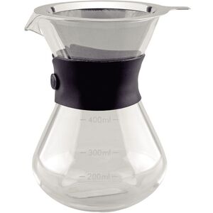 Tramontina Pour Over Coffee Maker with Stainless Steel Filter (400ml) - Transparent by Tramontina