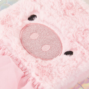 Plush Pig Notebook A5 - Pink by i doodle